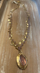 Amethyst Double Strand Necklace