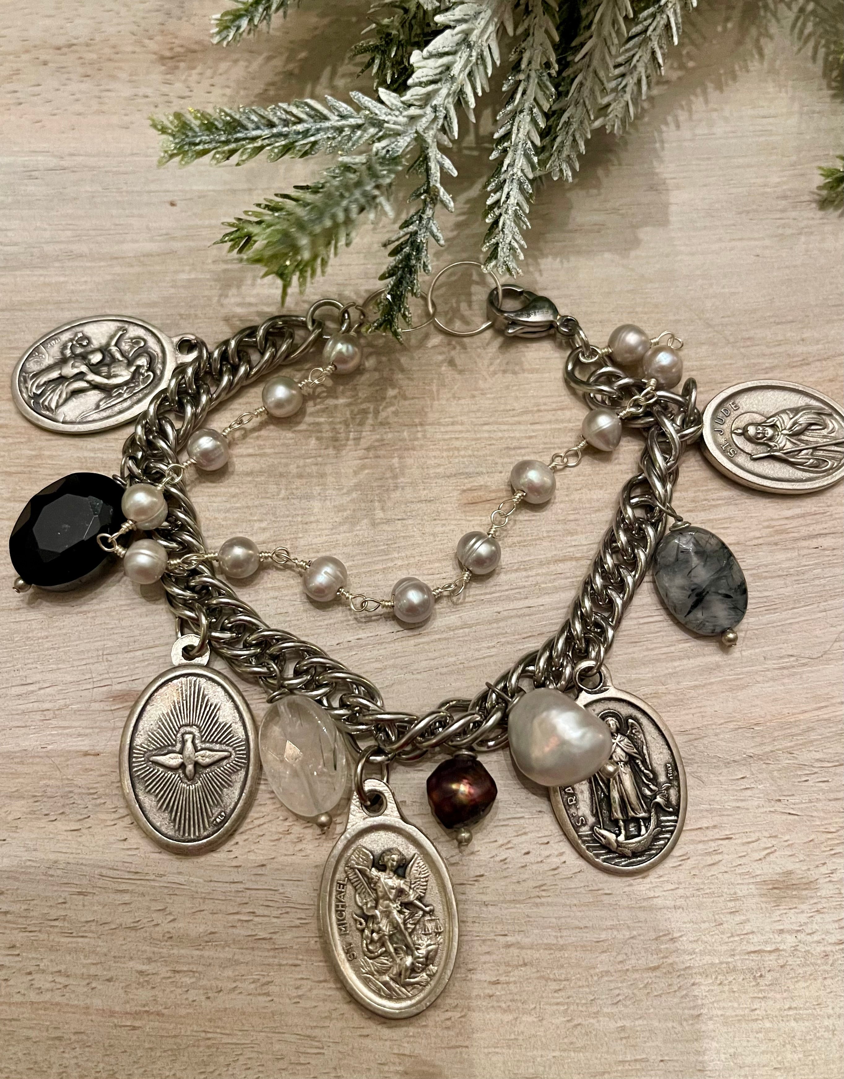 Patron saint prayer bracelet   PSB-03