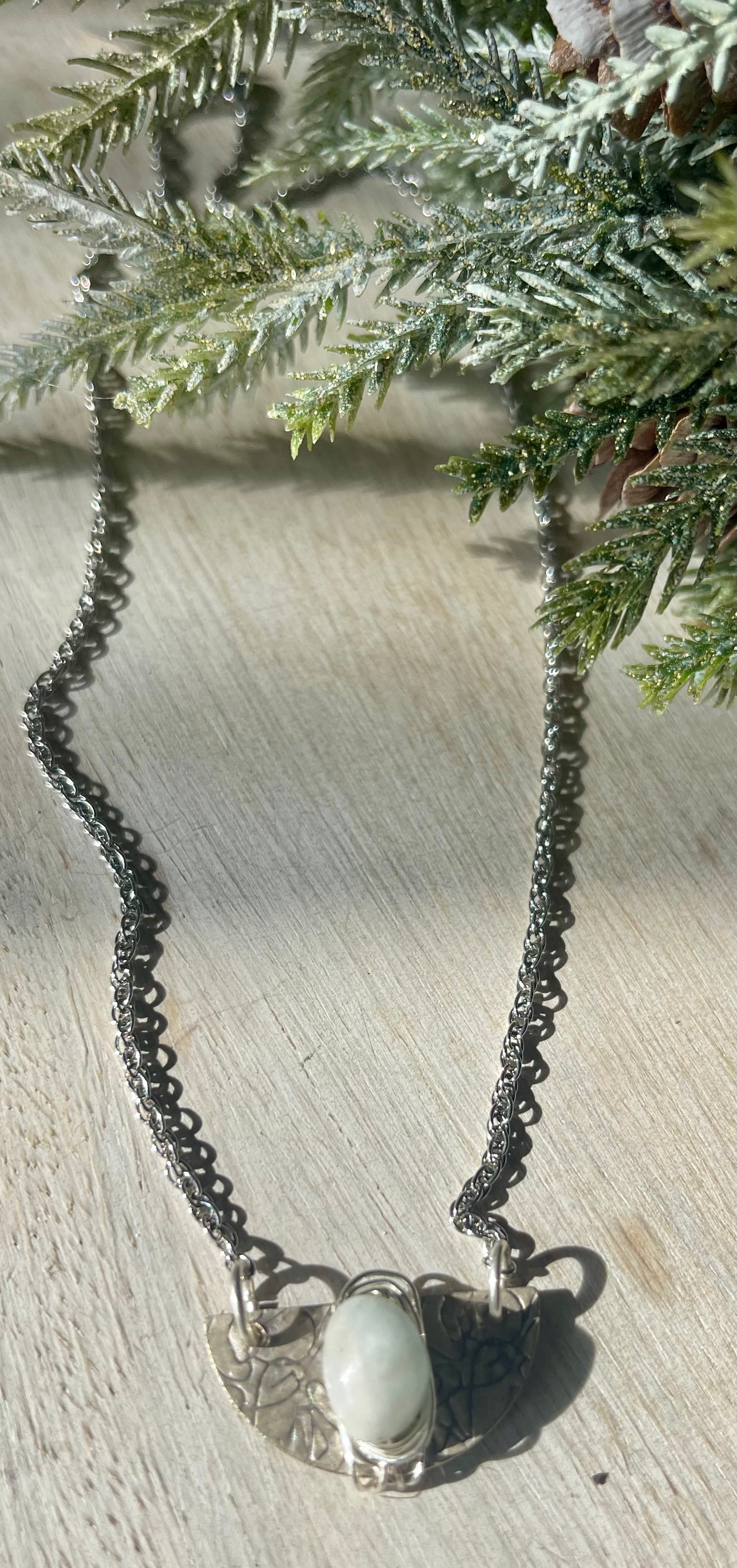Aquamarine Pendant Necklace    N-05